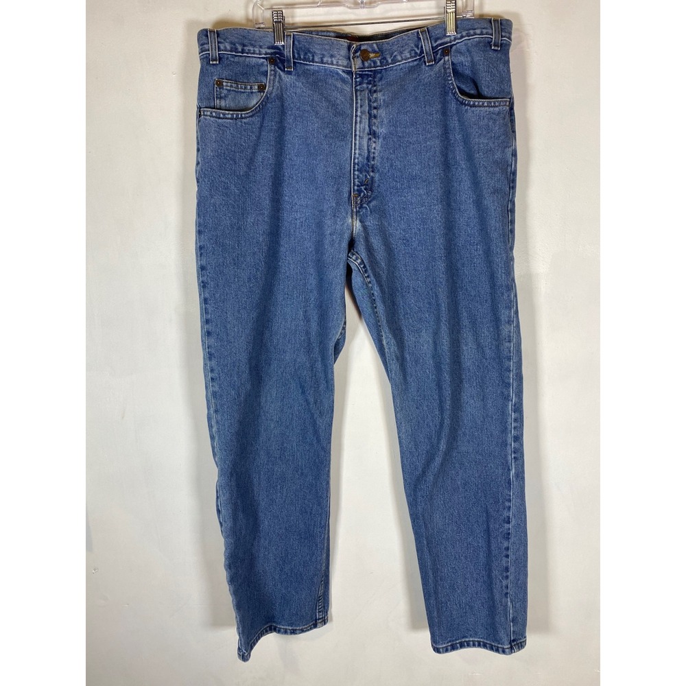 Arizona Jean Co Relaxed Fit Jeans 42x30 Blue Denim Classic Dad Jeans Cotton